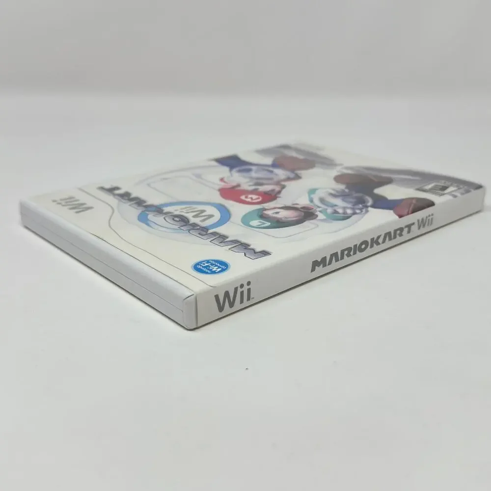Nintendo Mario Kart Wii Video Game Complete w Manual Case Disc Classic Racing E